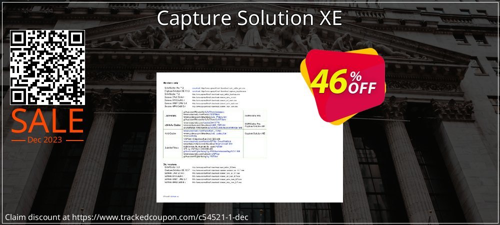 Capture Solution XE coupon on Palm Sunday deals