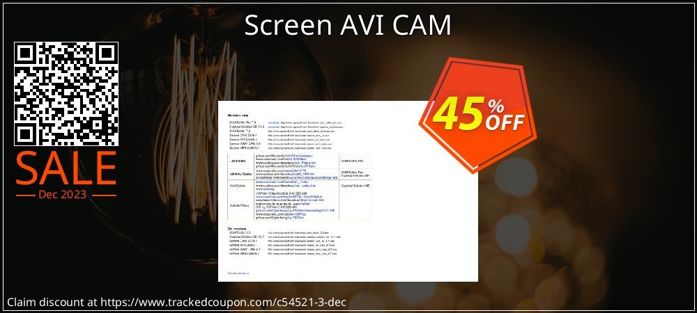 Screen AVI CAM coupon on Virtual Vacation Day discount
