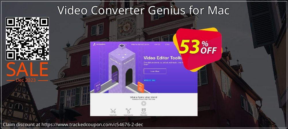 Video Converter Genius for Mac coupon on April Fools' Day offering sales