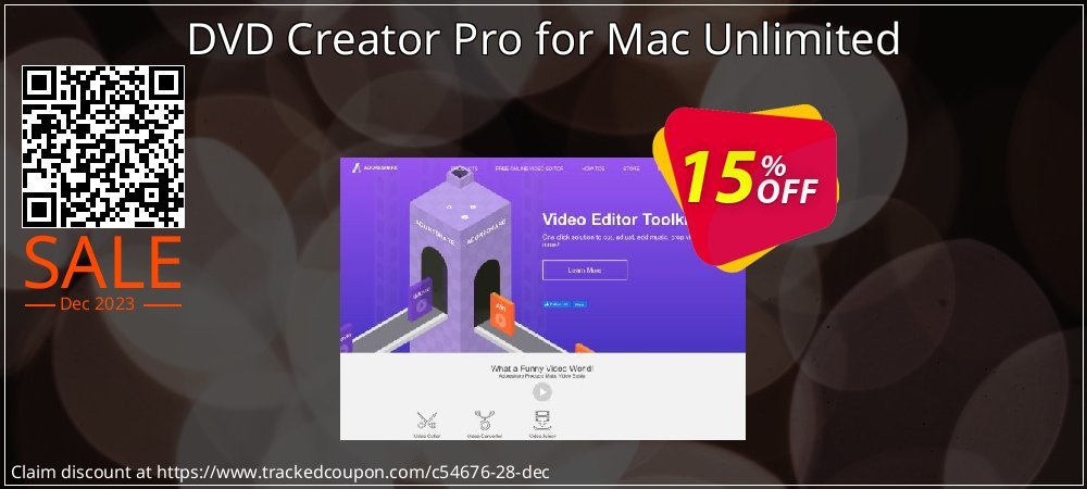 DVD Creator Pro for Mac Unlimited coupon on Constitution Memorial Day offering sales