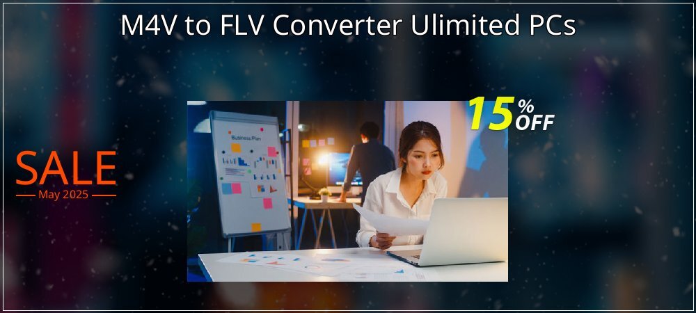 M4V to FLV Converter Ulimited PCs coupon on National Memo Day offering sales