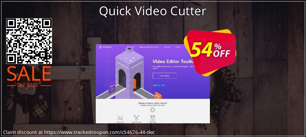 Quick Video Cutter coupon on Tell a Lie Day offer