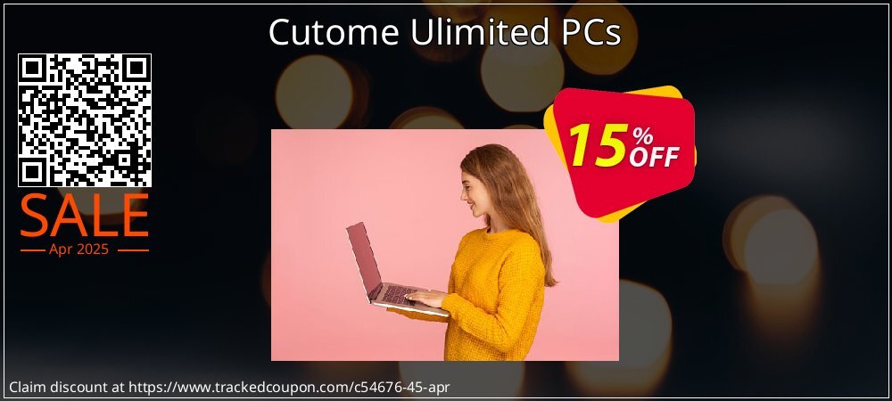 Cutome Ulimited PCs coupon on World Backup Day offer