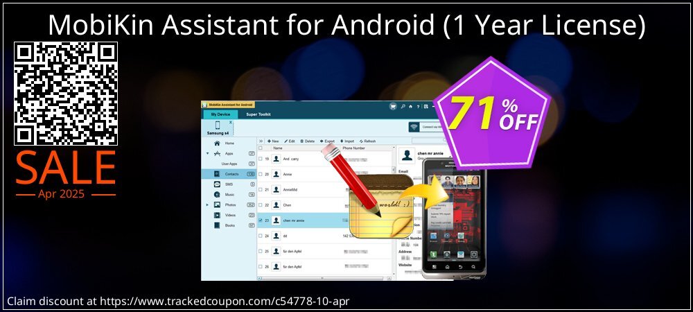MobiKin Assistant for Android - 1 Year License  coupon on National Walking Day discounts