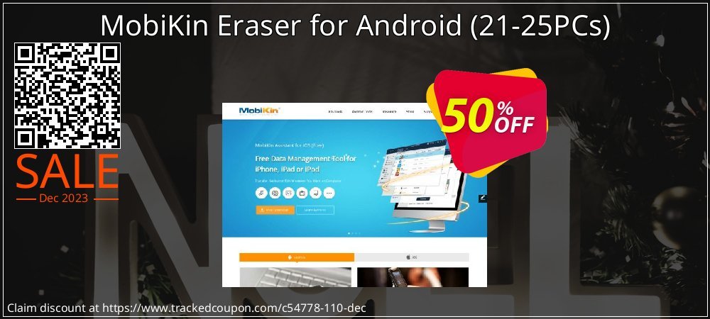 MobiKin Eraser for Android - 21-25PCs  coupon on World Backup Day discounts