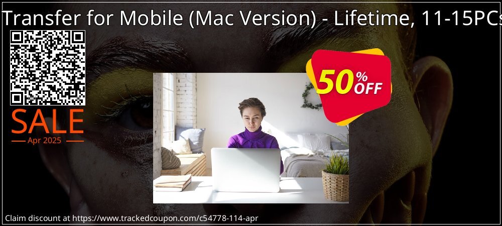 MobiKin Transfer for Mobile - Mac Version - Lifetime, 11-15PCs License coupon on April Fools' Day offer