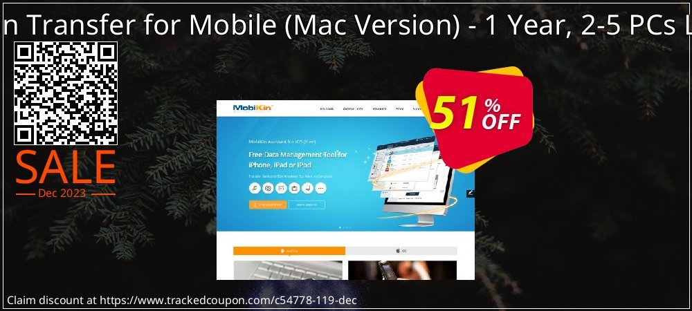MobiKin Transfer for Mobile - Mac Version - 1 Year, 2-5 PCs License coupon on World Password Day sales