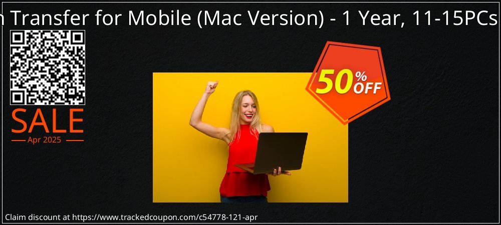 MobiKin Transfer for Mobile - Mac Version - 1 Year, 11-15PCs License coupon on National Loyalty Day offer