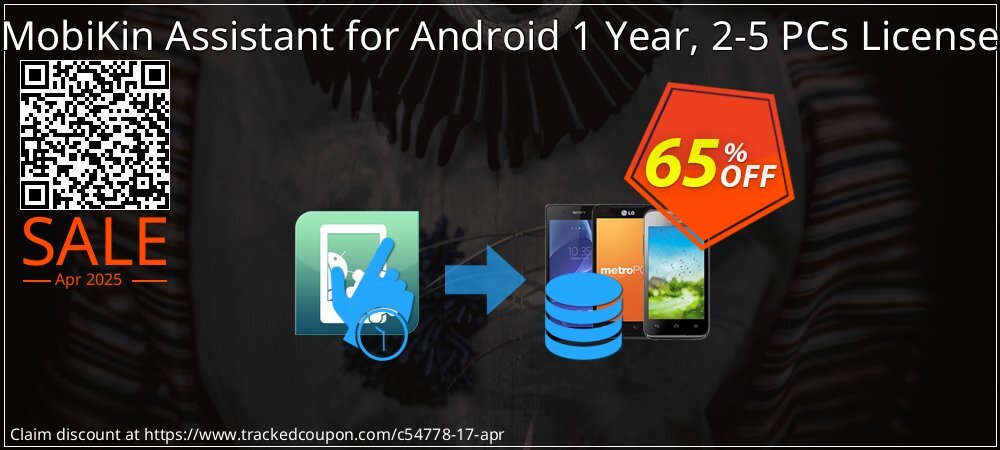 MobiKin Assistant for Android 1 Year, 2-5 PCs License coupon on April Fools' Day offering sales