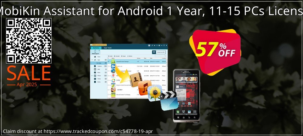 MobiKin Assistant for Android 1 Year, 11-15 PCs License coupon on World Password Day promotions