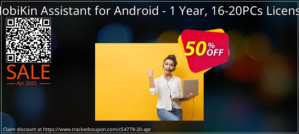 MobiKin Assistant for Android - 1 Year, 16-20PCs License coupon on National Walking Day promotions