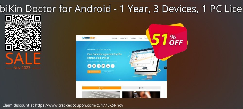 MobiKin Doctor for Android - 1 Year, 3 Devices, 1 PC License coupon on World Password Day offering discount