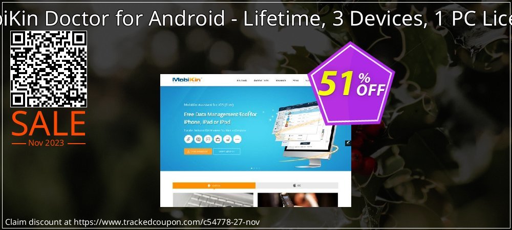 MobiKin Doctor for Android - Lifetime, 3 Devices, 1 PC License coupon on Working Day discounts