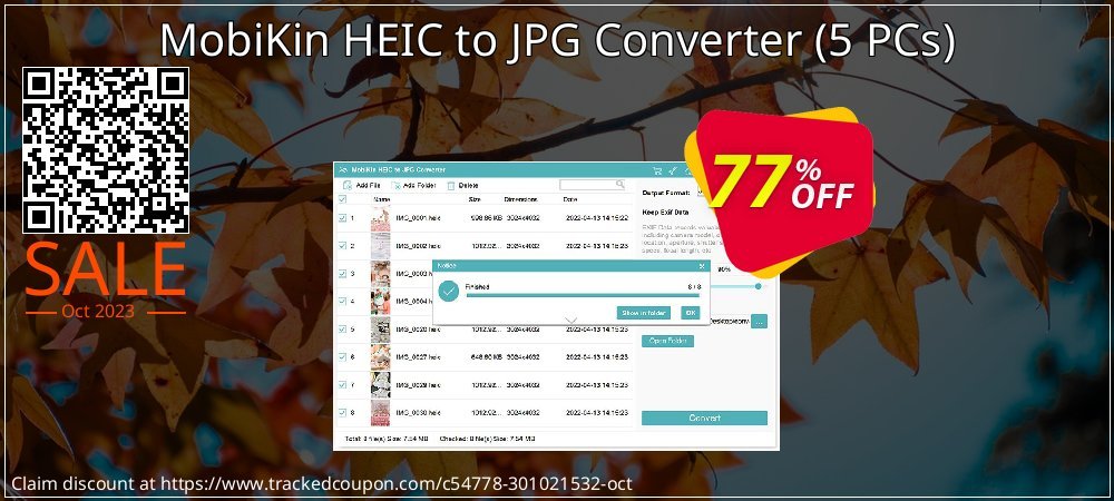 MobiKin HEIC to JPG Converter - 5 PCs  coupon on National Memo Day super sale