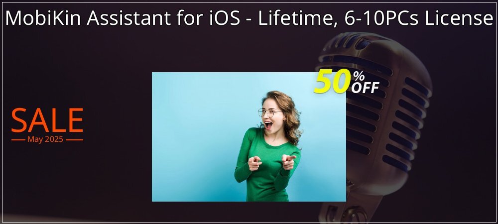 MobiKin Assistant for iOS - Lifetime, 6-10PCs License coupon on April Fools' Day offer