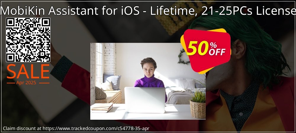 MobiKin Assistant for iOS - Lifetime, 21-25PCs License coupon on Mother Day super sale