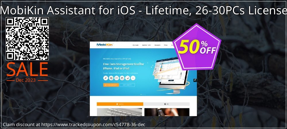 MobiKin Assistant for iOS - Lifetime, 26-30PCs License coupon on World Party Day super sale