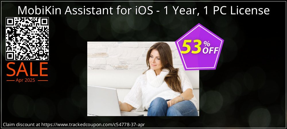 MobiKin Assistant for iOS - 1 Year, 1 PC License coupon on April Fools Day super sale