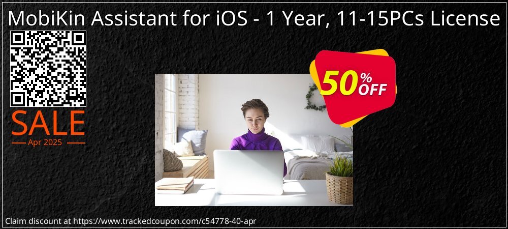 MobiKin Assistant for iOS - 1 Year, 11-15PCs License coupon on Mother Day offer