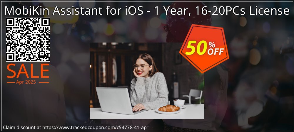 MobiKin Assistant for iOS - 1 Year, 16-20PCs License coupon on World Party Day offer