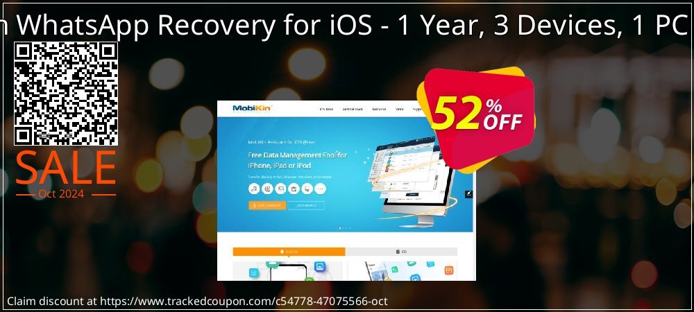 MobiKin WhatsApp Recovery for iOS coupon on National Loyalty Day offer