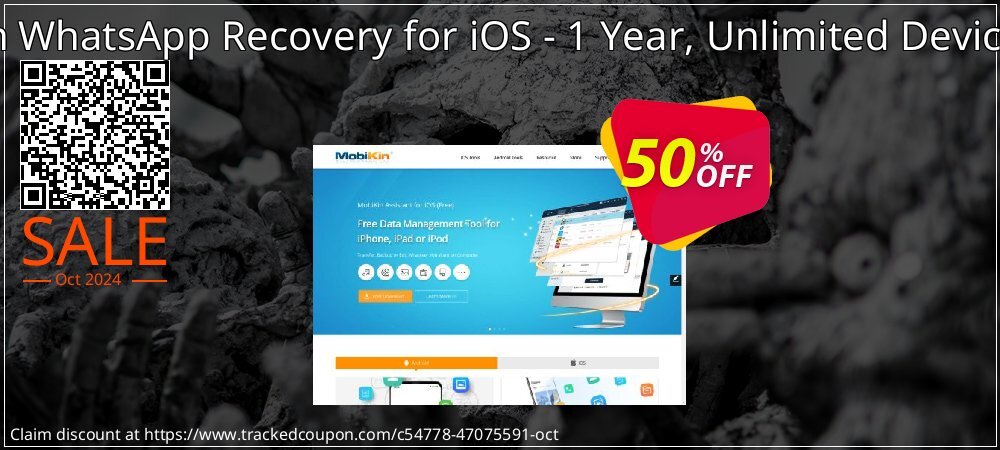 MobiKin WhatsApp Recovery for iOS - 1 Year, Unlimited Devices, 1 PC coupon on National Loyalty Day sales