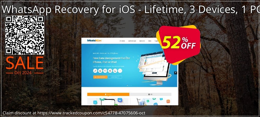 MobiKin WhatsApp Recovery for iOS - Lifetime coupon on National Loyalty Day super sale