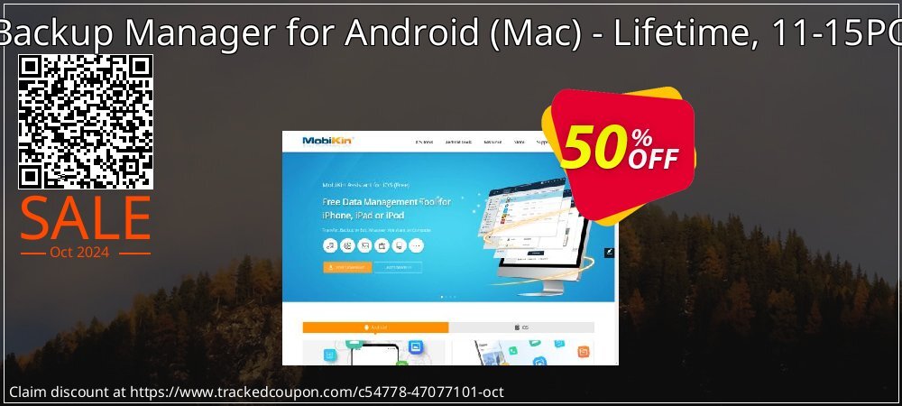 MobiKin Backup Manager for Android - Mac - Lifetime, 11-15PCs License coupon on National Loyalty Day discounts