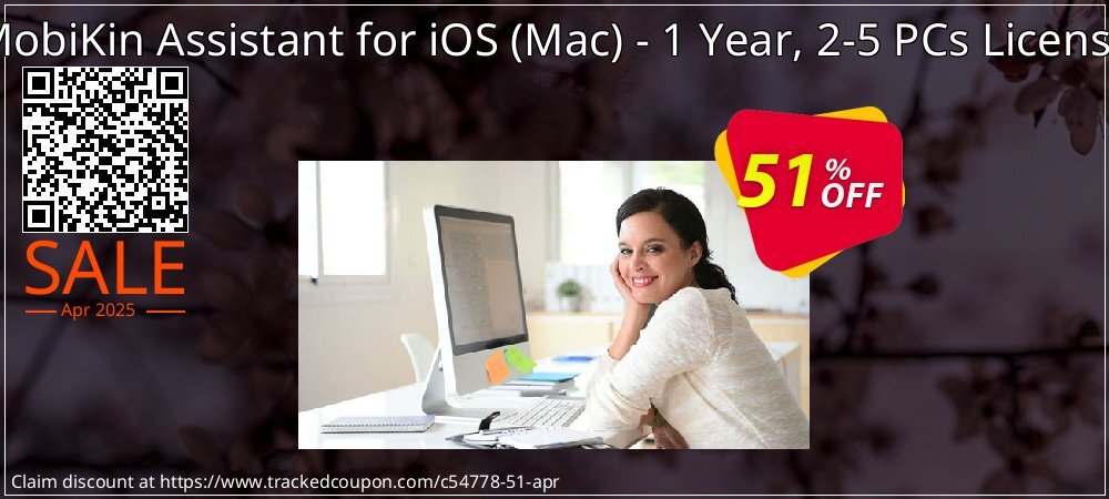 MobiKin Assistant for iOS - Mac - 1 Year, 2-5 PCs License coupon on World Party Day discount