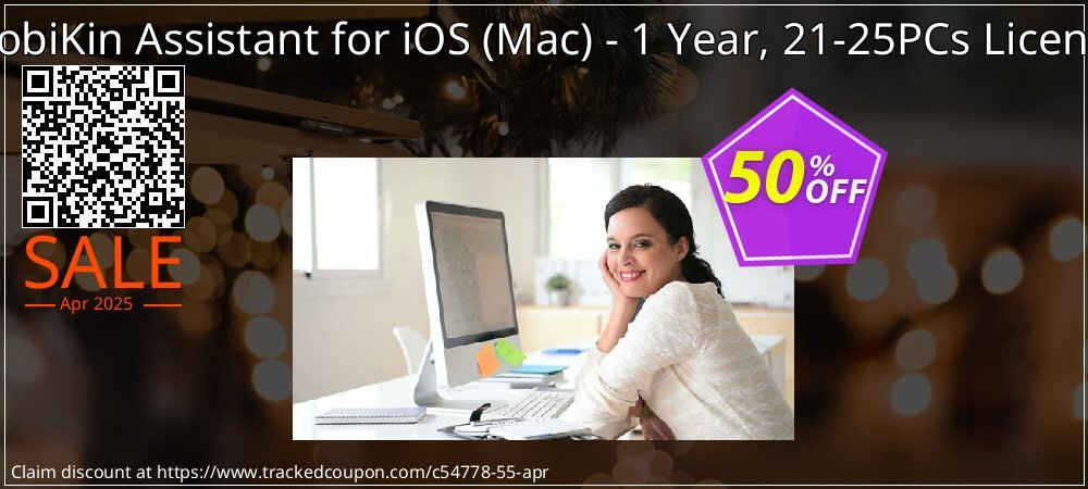 MobiKin Assistant for iOS - Mac - 1 Year, 21-25PCs License coupon on National Walking Day discounts