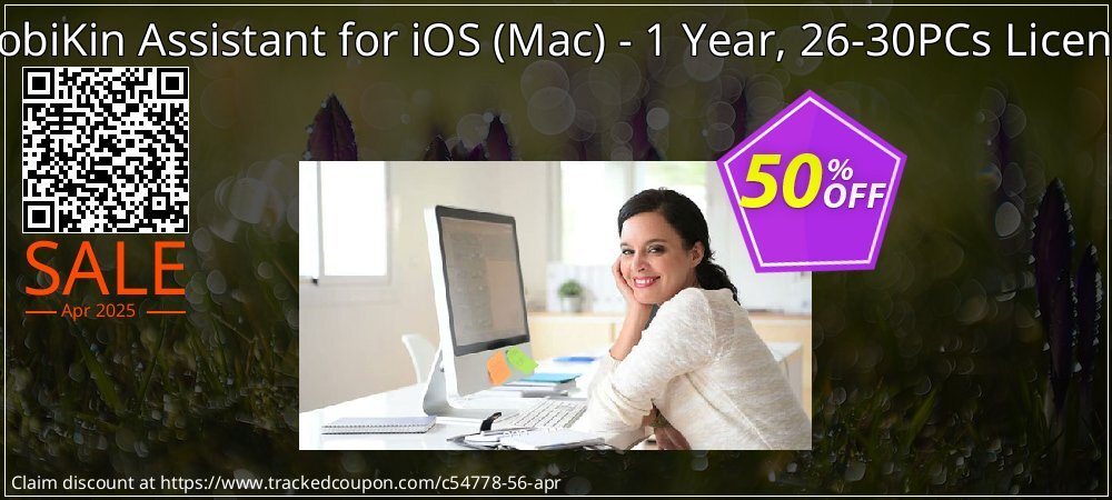 MobiKin Assistant for iOS - Mac - 1 Year, 26-30PCs License coupon on Palm Sunday discounts