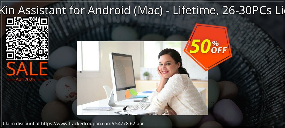 MobiKin Assistant for Android - Mac - Lifetime, 26-30PCs License coupon on April Fools' Day offering sales