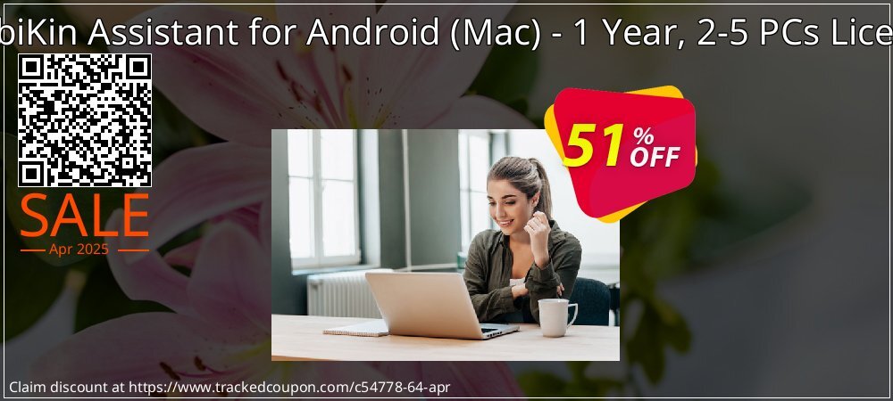 MobiKin Assistant for Android - Mac - 1 Year, 2-5 PCs License coupon on World Password Day promotions