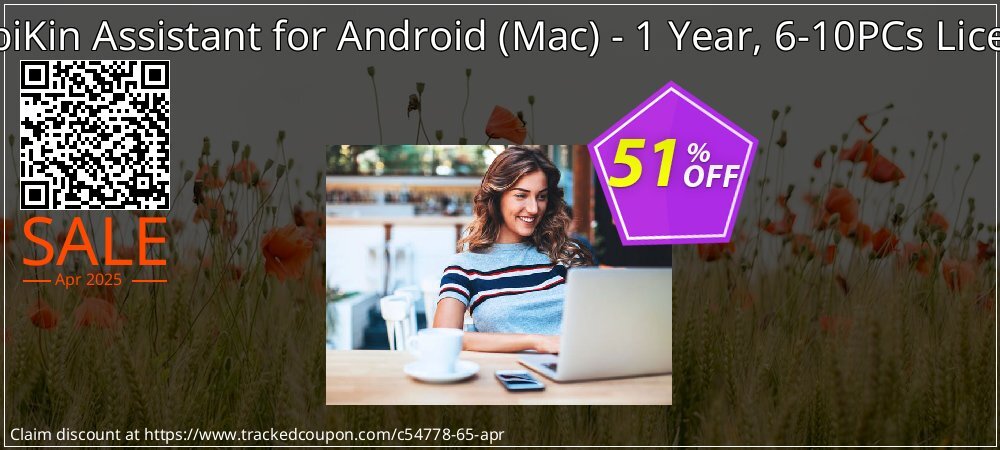 MobiKin Assistant for Android - Mac - 1 Year, 6-10PCs License coupon on National Walking Day promotions