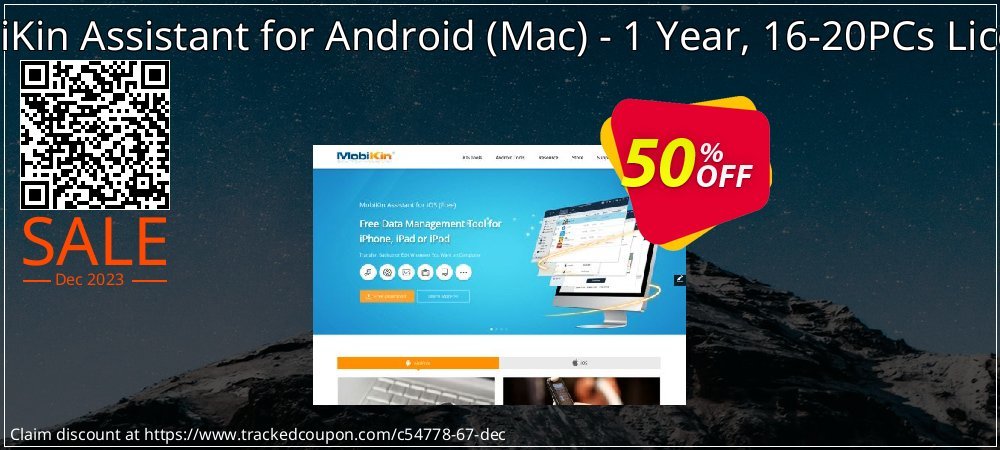 MobiKin Assistant for Android - Mac - 1 Year, 16-20PCs License coupon on April Fools Day sales