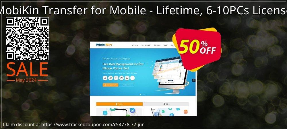 MobiKin Transfer for Mobile - Lifetime, 6-10PCs License coupon on National Memo Day discounts
