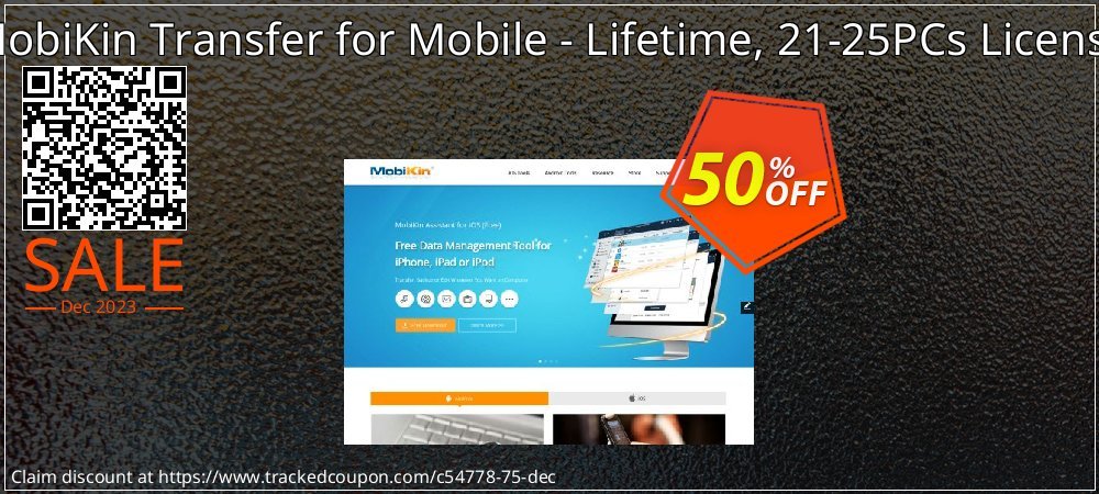 MobiKin Transfer for Mobile - Lifetime, 21-25PCs License coupon on National Walking Day sales