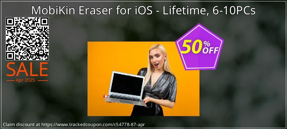 MobiKin Eraser for iOS - Lifetime, 6-10PCs coupon on April Fools' Day discount