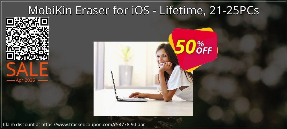 MobiKin Eraser for iOS - Lifetime, 21-25PCs coupon on World Backup Day offering sales