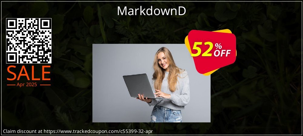 MarkdownD coupon on April Fools' Day offer