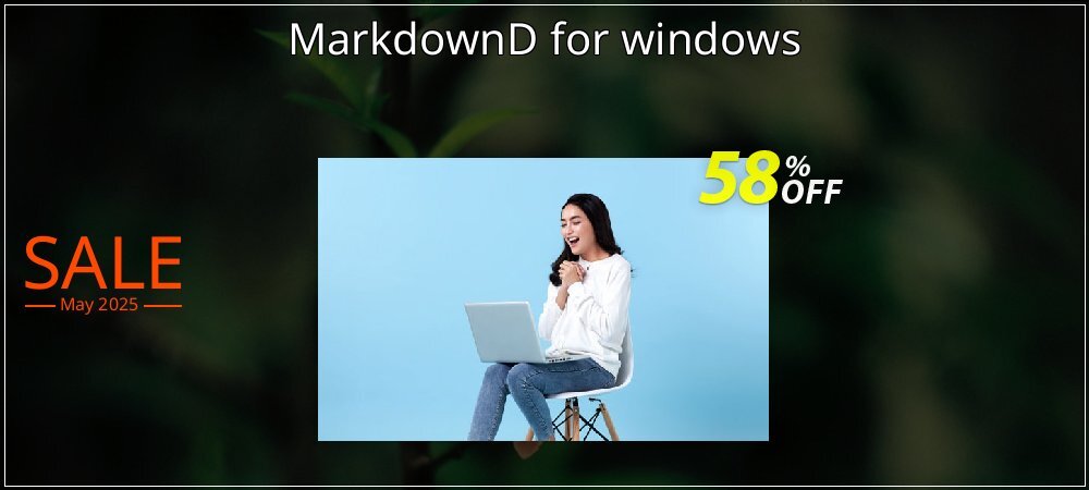 MarkdownD for windows coupon on April Fools' Day discounts