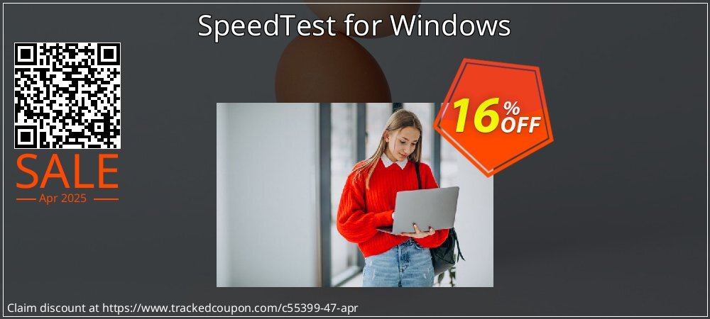 SpeedTest for Windows coupon on Working Day sales