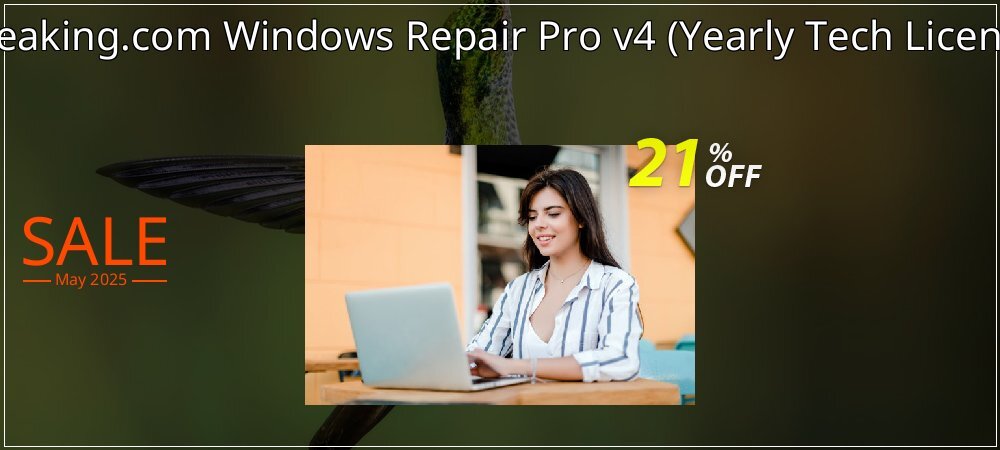 Tweaking.com Windows Repair Pro v4 - Yearly Tech License  coupon on World Password Day offering discount