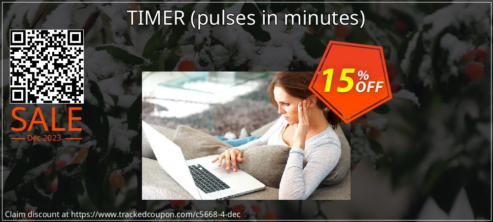 TIMER - pulses in minutes  coupon on Tell a Lie Day offering discount