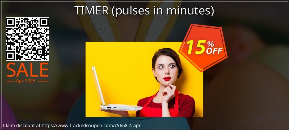 TIMER - pulses in minutes  coupon on World Password Day offering sales