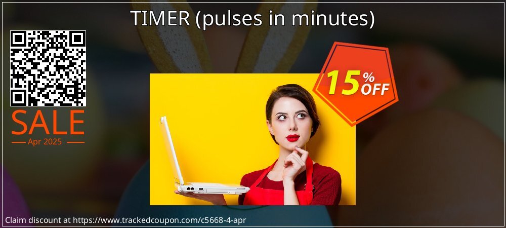 TIMER - pulses in minutes  coupon on Tell a Lie Day offering discount