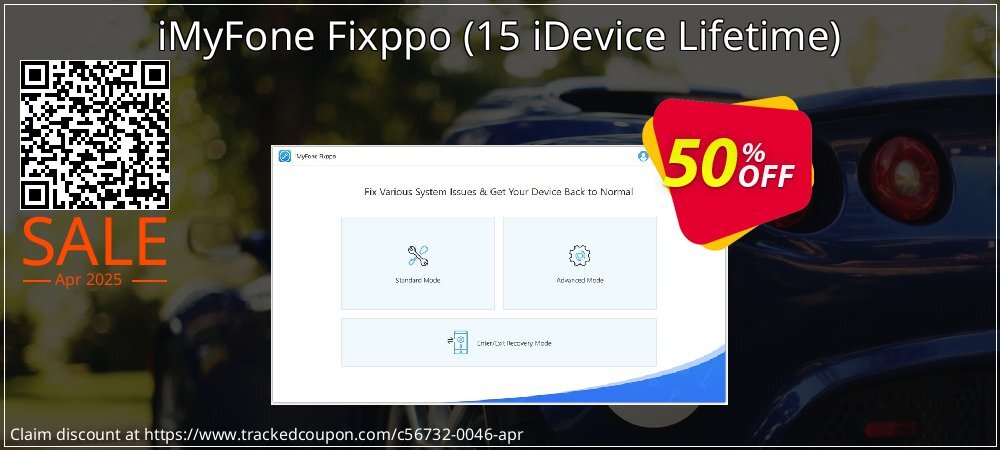 iMyFone Fixppo - 15 iDevice Lifetime  coupon on World Party Day promotions