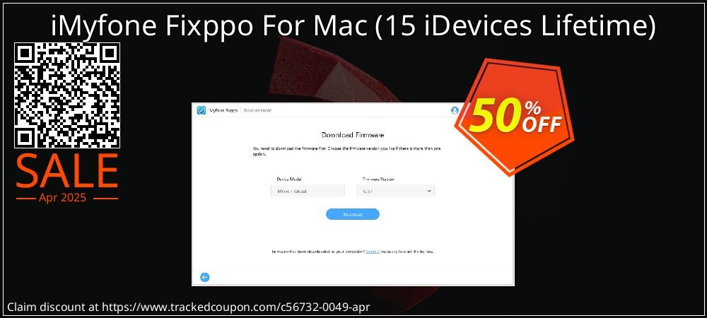 iMyfone Fixppo For Mac - 15 iDevices Lifetime  coupon on World Password Day discount