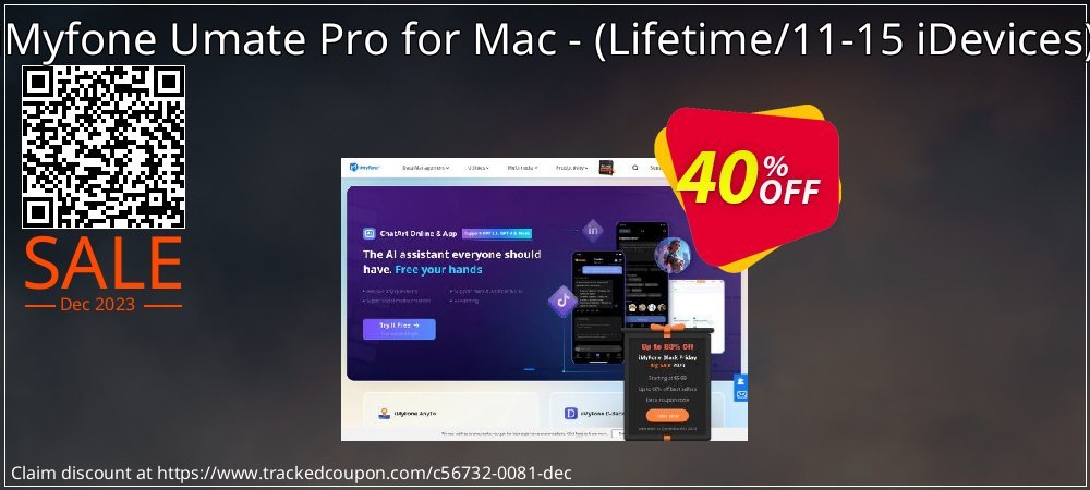 iMyfone Umate Pro for Mac - - Lifetime/11-15 iDevices  coupon on National Noodle Day offering discount