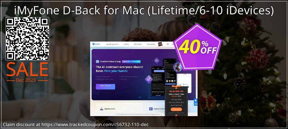 iMyFone D-Back for Mac - Lifetime/6-10 iDevices  coupon on Grandparents Day offering sales
